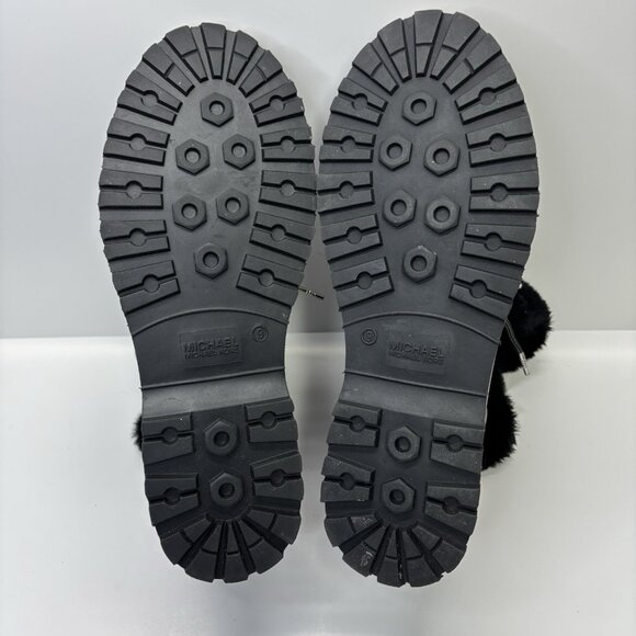 Michael Kors Lanis Boots Womens 9 Winter Rain Snow Bunny Lug Sole Après-ski Luxe - Picture 4 of 10